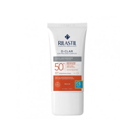 RILASTIL D-CLAR 50+ CREMA UNIFICANTE MEDIUM 1 EN