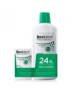 BEXIDENT FRESH BREATH COLUTORIO + SPRAY PACK