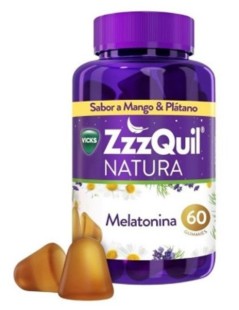 ZZZQUIL NATURA 60 GUMMIES SABOR MANGO & PLATANO