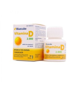 BLUECUBE VITAMINA D 2000  60 CAPSULAS