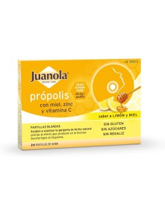 JUANOLA PASTILLAS PROPOLIS MIEL LIMON 48 UNDS