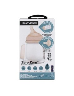 SUAVINEX ZERO BIBERON  PP ANTIC SILIC 180ML F-S