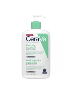 CERAVE GEL LIMPIADOR ESPUMOSO 1 ENVASE 473 ML