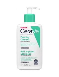 CERAVE GEL LIMPIADOR ESPUMOSO 1 ENVASE 236 ML